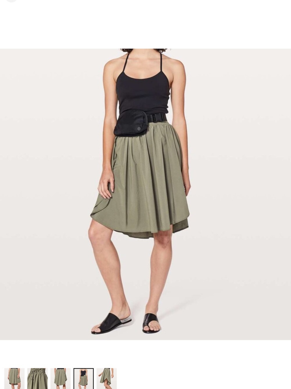 NWT Lululemon Sage Green The Everyday Skirt, Size 10